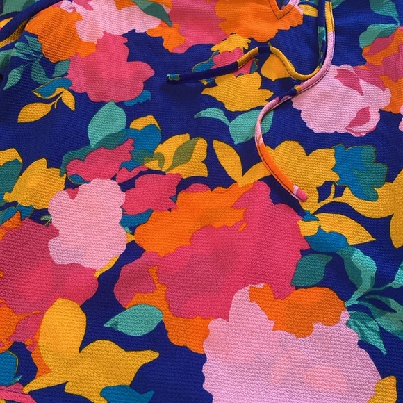 Sugarlips Heat Wave Dupont Bubble Crepe Top Multi Color Sz XL - Picture 4 of 9